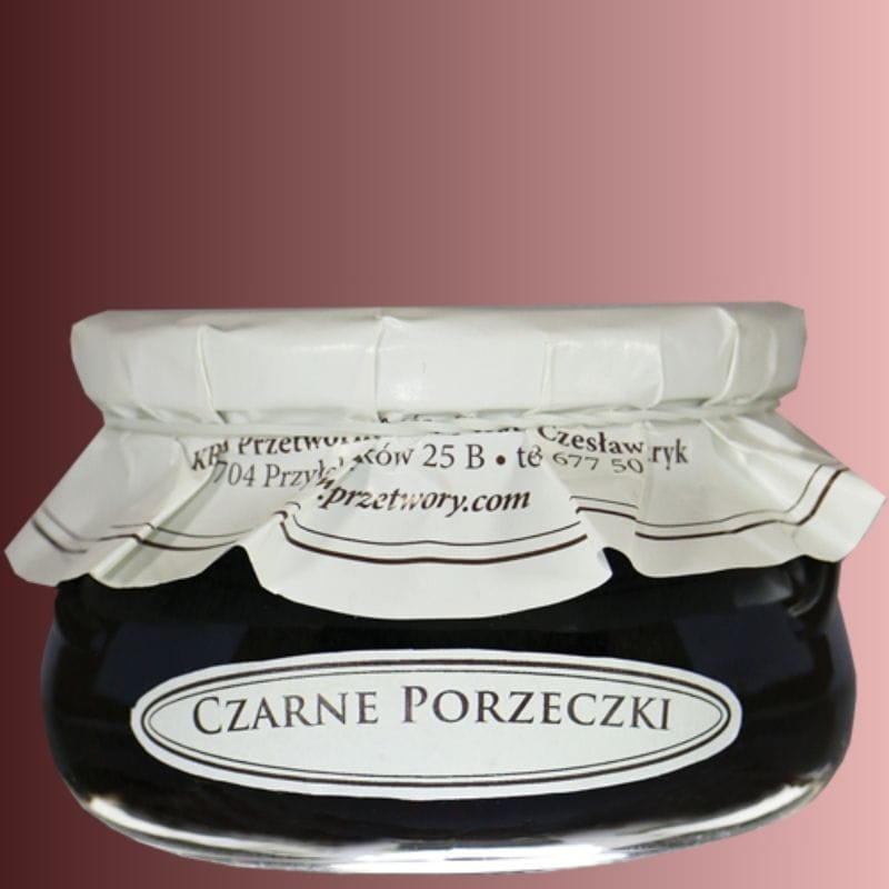 Konfitura z czarnych porzeczek