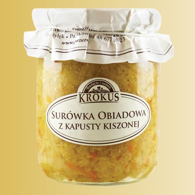 Surówka obiadowa z kapusty kiszonej