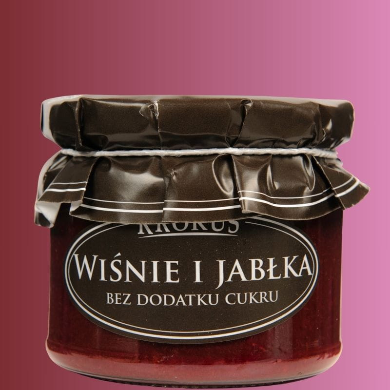 Wiśnie i jabłka bez dodatku cukru