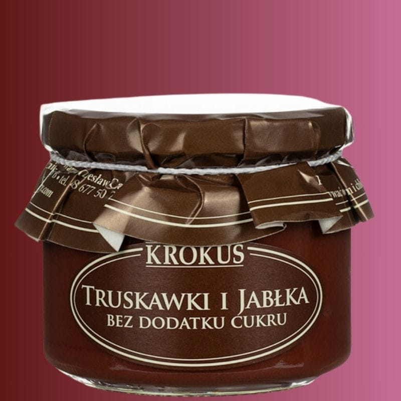 Truskawki i jabłka bez dodatku cukru